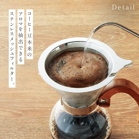 ブリューコーヒー 耐熱ドリッパーセット 400ml.|s5